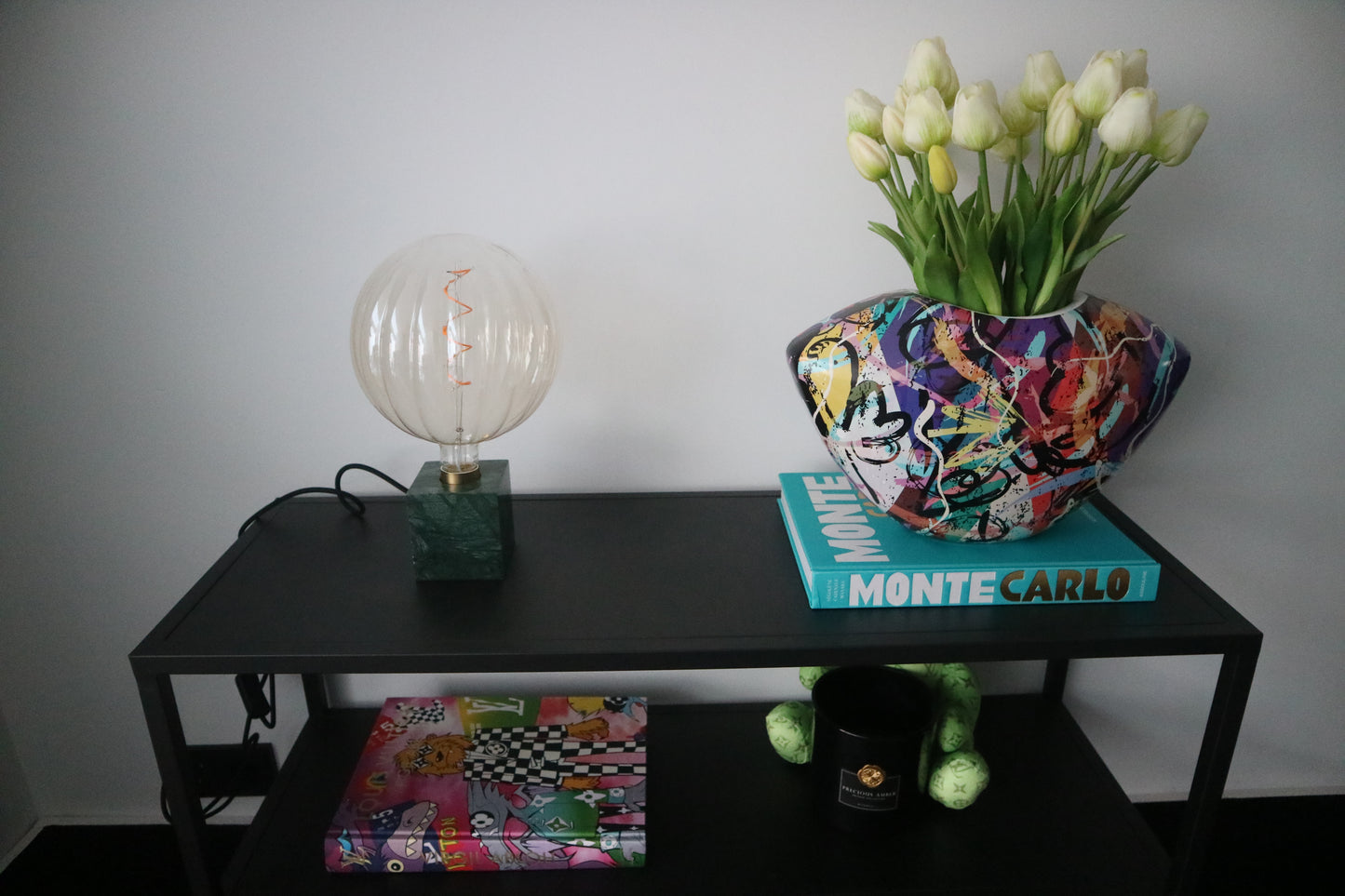 Lova Lamp - Marble Green