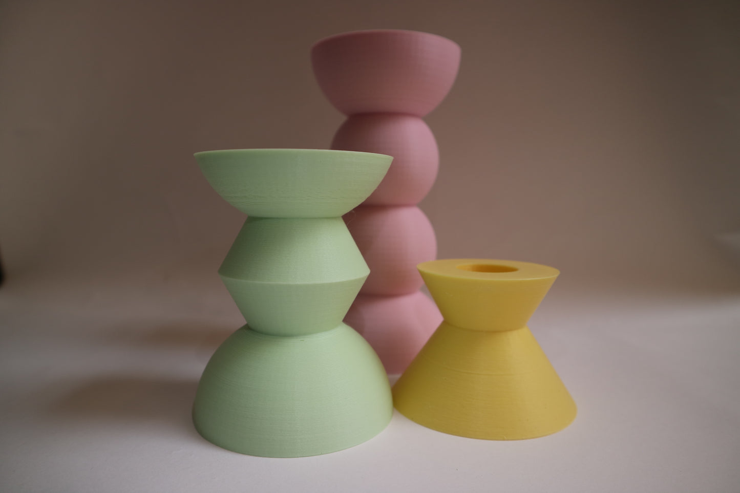 Tes Candleholders - Pastel