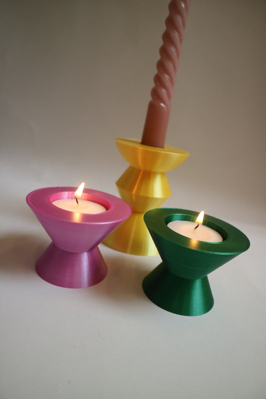 Tes Candleholders - Satin