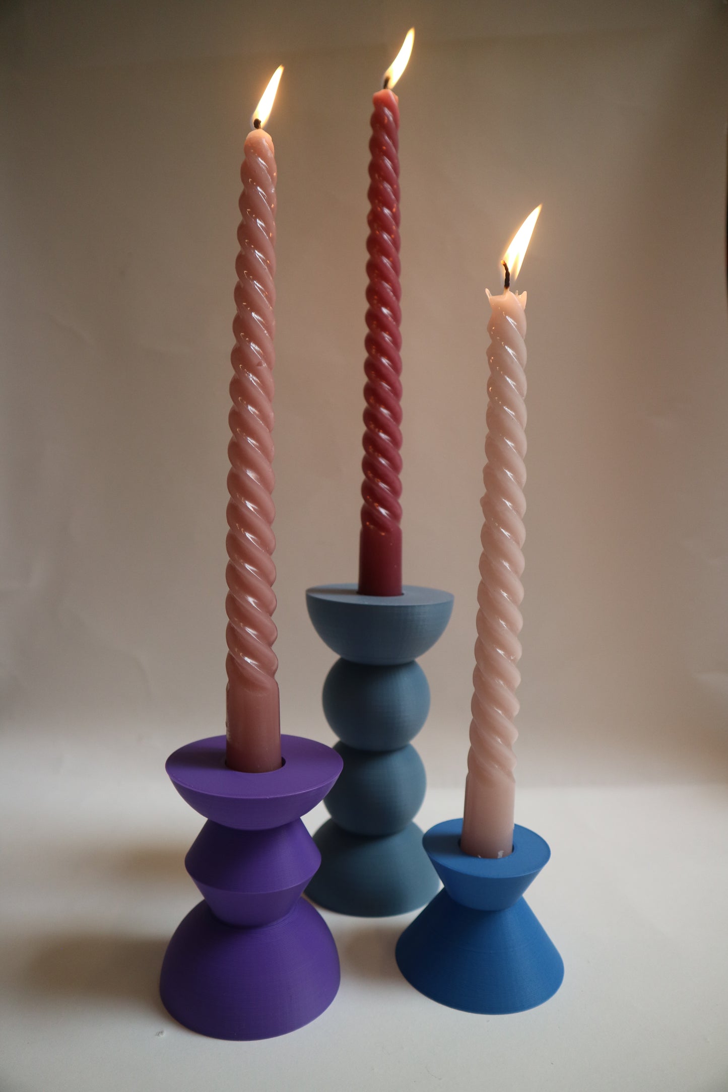 Tes Candleholders - Dark