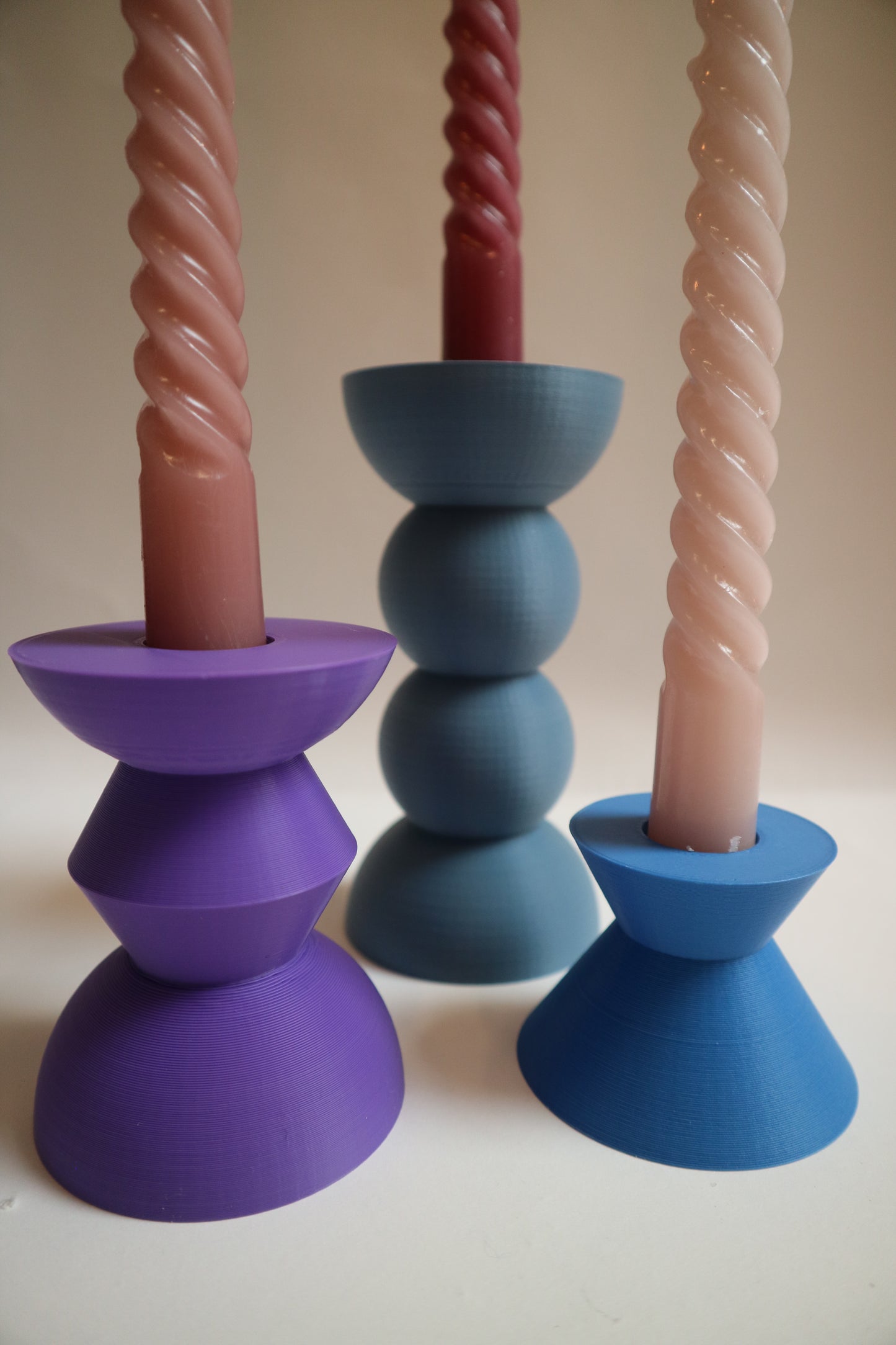 Tes Candleholders - Dark